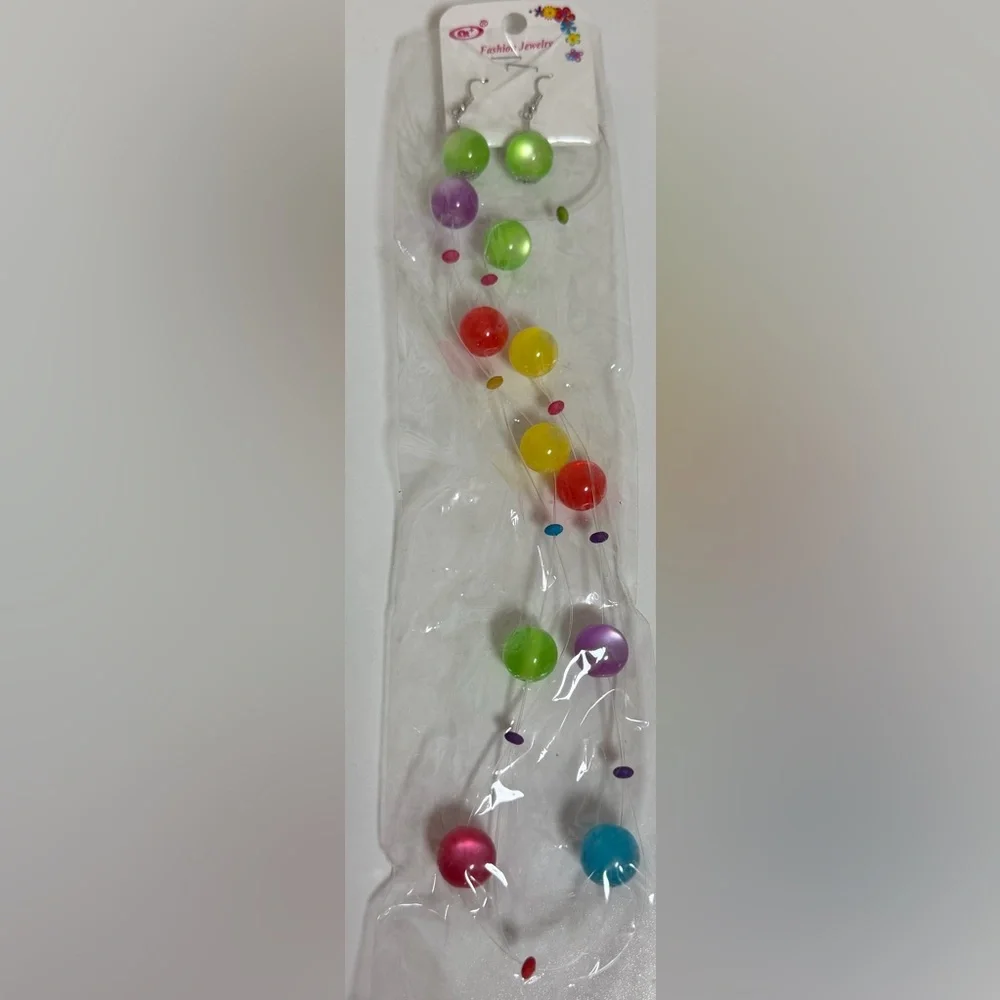 #767 Bundle of 11 Kids Necklace & Earring Sets 🎉 Brand New – Party Favor Jewelry